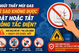 Ngửi thấy mùi gas trong nhà, vì sao không được bật hoặc tắt công tắc điện?