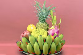 Nải chuối trong mâm ngũ quả
