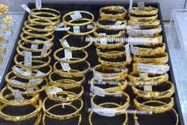 Chiều 4-3, giá vàng trong nước tăng trở lại 1 triệu đồng/lượng