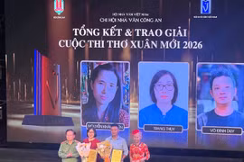 Tác giả Võ Đình Duy đạt giải cuộc thi thơ “Xuân mới” 2026