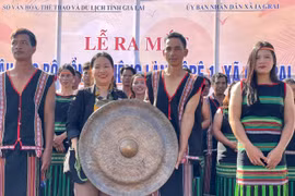 Ra mắt Câu lạc bộ cồng chiêng làng Ôrê 1 