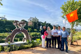 Khánh thành cụm tác phẩm điêu khắc "Đất và người Gia Lai" tại suối Hội Phú