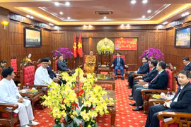 Đoàn đại diện các tôn giáo thăm, chúc Tết Tỉnh ủy, Ủy ban nhân dân tỉnh Gia Lai