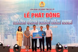 Gia Lai: 1.500 đoàn viên tham gia lễ phát động Tháng Công nhân 