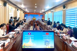 Đoàn đại biểu cao cấp Hội đồng nhân dân 2 tỉnh Gia Lai-Champasak trao đổi kinh nghiệm hoạt động