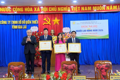 Công ty TNHH Xổ số kiến thiết tỉnh Gia Lai tổ chức Hội nghị người lao động năm 2026