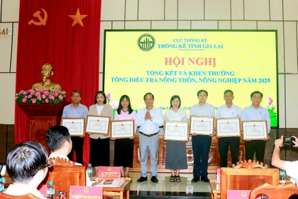 Khen thưởng nhiều tập thể, cá nhân xuất sắc trong thực hiện Tổng điều tra nông thôn, nông nghiệp