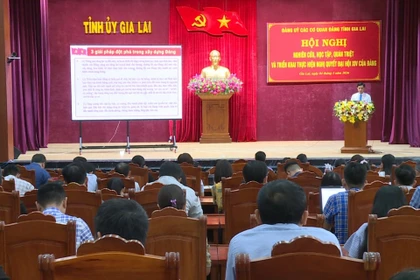 Đảng ủy các Cơ quan Đảng tỉnh Gia Lai triển khai Nghị quyết Đại hội XIV của Đảng