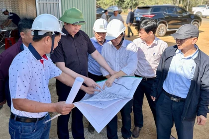 Gia Lai: Kiểm tra tiến độ thực hiện Dự án Trường phổ thông nội trú liên cấp tại 7 xã biên giới