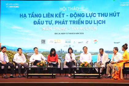 Hội thảo về "Hạ tầng liên kết - động lực thu hút đầu tư, phát triển du lịch miền Trung - Tây Nguyên"
