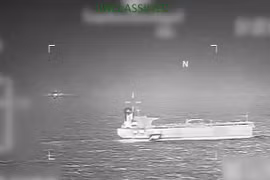 Mỹ bắt giữ tàu chở dầu thứ 6 tại Caribe liên quan lệnh trừng phạt Venezuela. Ảnh: Sec_Noem/X