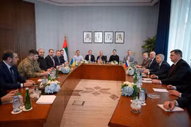 Đàm phán ba bên Nga-Mỹ-Ukraine chưa tạo đột phá. Ảnh: Reuters