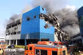 Cháy nhà máy phụ tùng ôtô tại Hàn Quốc: Vẫn còn 14 người mất tích