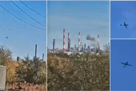 Ukraine tấn công nhà máy lọc dầu Nga cách biên giới 1500km