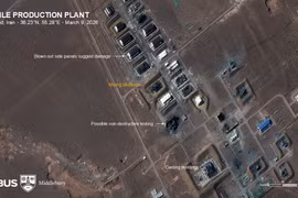 Israel không kích các cơ sở liên quan chương trình hạt nhân Iran