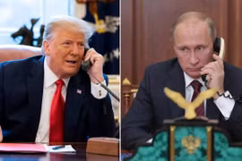 Tổng thống Mỹ Donald Trump (trái) và Tổng thống Liên bang Nga Vladimir Putin sắp họp hội nghị thượng đỉnh tại Budapest, Hungary. Ảnh: RIA Novosti