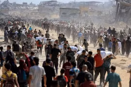 Chiến dịch của Israel bị cáo buộc gây ra nạn đói tại Gaza. Ảnh: Internet