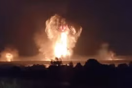 Crimea bị tấn công bằng máy bay không người lái đêm 19-2. Ảnh: Nguồn mở