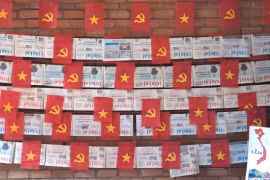 Rực rỡ sắc cờ trên vùng đất "đại ngàn-biển xanh hội tụ"