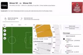 Tin thế giới sáng 25-4: Vé xem chung kết World Cup bị “thổi giá" lên tới hơn 2 triệu USD