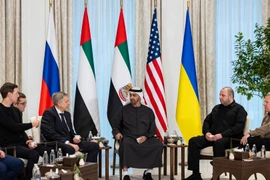 Cuộc đàm phán ba bên Nga - Mỹ - Ukraine đầu tiên được tổ chức tại Abu Dhabi. Ảnh: EPA