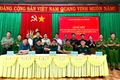 Xã Ia Hrung và các đơn vị lực lượng vũ trang ký kết quy chế phối hợp đảm bảo quốc phòng, an ninh