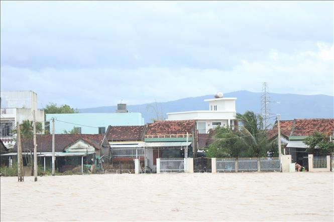 Mưa lũ đã gây thiệt hại nặng cho các xã, phường phía Đông tỉnh Đắk Lắk. Ảnh: Tuấn Anh/TTXVN