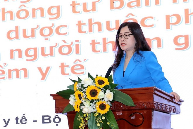 Bà Trần Thị Trang - Vụ trưởng Vụ Bảo hiểm Y tế (Bộ Y tế). Ảnh: T.M/Vietnam+