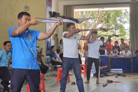 Khai mạc môn bắn nỏ, chạy cà kheo và đẩy gậy Đại hội Thể dục thể thao tỉnh Gia Lai 