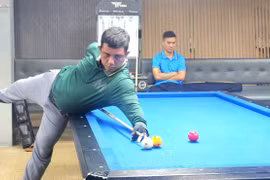 Cơ thủ Nguyễn Thanh Hoài và Nguyễn Văn Thuận giành huy chương vàng môn Billiards 