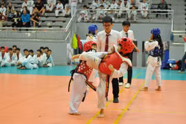 214 võ sinh thi thăng đẳng Taekwondo quốc gia