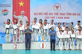 Phường Pleiku xếp hạng nhất môn Taekwondo Đại hội Thể dục thể thao tỉnh Gia Lai