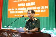 Bộ CHQS tỉnh Gia Lai khai giảng lớp bồi dưỡng tiếng Anh cho sĩ quan, quân nhân 