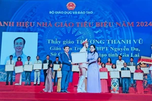 Gia Lai có 2 nhà giáo tiêu biểu toàn quốc năm 2024