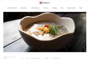 Cháo lòng lợn Việt Nam lọt top món cháo ngon nhất châu Á