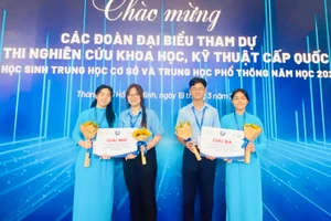 Gia Lai có 2 dự án đạt giải nhì và ba tại Cuộc thi khoa học, kỹ thuật cấp quốc gia năm học 2024-2025