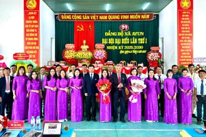 Ban Chấp hành Đảng bộ xã Ayun nhiệm kỳ 2025-2030. Ảnh: Hà Duy
