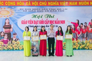 17 tập thể và 82 cá nhân đạt giải Giáo viên dạy giỏi cấp học mầm non tỉnh Gia Lai 