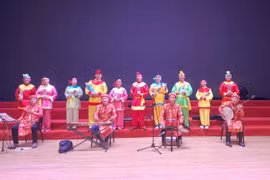 Trung tâm Văn hóa tỉnh Gia Lai đã sơ duyệt chương trình để tham gia Liên hoan. Ảnh: ĐVCC