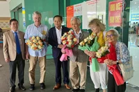 Giáo sư Serge Haroche-nhà khoa học người Pháp, Giải Nobel Vật lý 2012 đã có mặt tại Quy Nhơn (tỉnh Gia Lai) hôm nay (6-10) để tham dự Hội nghị quốc tế “100 năm Vật lý lượng tử”.