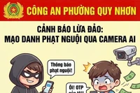 Công an phường Quy Nhơn, tỉnh Gia Lai phát đi thông báo cảnh báo thủ đoạn tội phạm giả danh lực lượng CSGT gửi tin nhắn phạt nguội để lừa đảo người dân vào ngày 14-0.