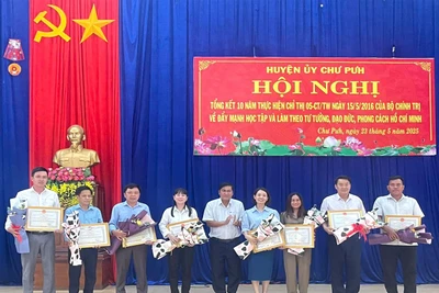 Chư Pưh lan tỏa sâu rộng việc học và làm theo Bác