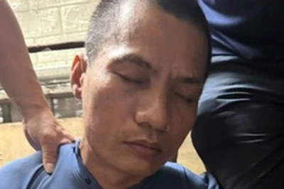 Nghi phạm cầm dao cướp ngân hàng bị bắt