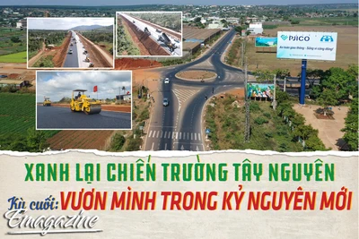Xanh lại chiến trường Tây Nguyên Kỳ cuối