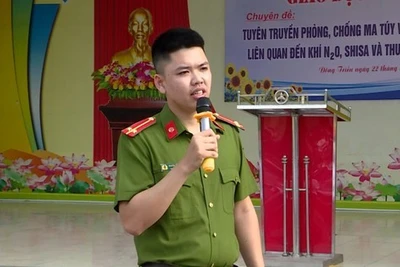 Thăng quân hàm vượt cấp cho Thượng úy Công an hy sinh khi bắt tội phạm ma túy