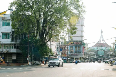 Hiện UBND TP. Pleiku đang xúc tiến xây dựng kế hoạch tổ chức phố ẩm thực đêm trên đường Nguyễn Thiện Thuật (bến xe nhỏ cũ). Ảnh: Đ.T
