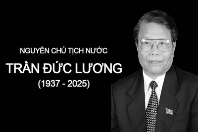 Quốc tang nguyên Chủ tịch nước Trần Đức Lương trong 2 ngày 24 - 25.5
