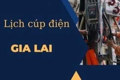 Lịch cúp điện trên địa bàn tỉnh Gia Lai từ ngày 6-11 đến 12-11