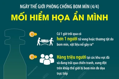 Ngày Thế giới phòng chống bom mìn (4/4): Mối hiểm họa ẩn mình