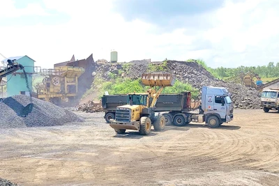 Sở Nông nghiệp và Môi trường sẽ tham mưu UBND tỉnh lập kế hoạch đấu giá quyền khai thác khoáng sản phục vụ thi công Dự án cao tốc Quy Nhơn-Pleiku. Ảnh: M.P